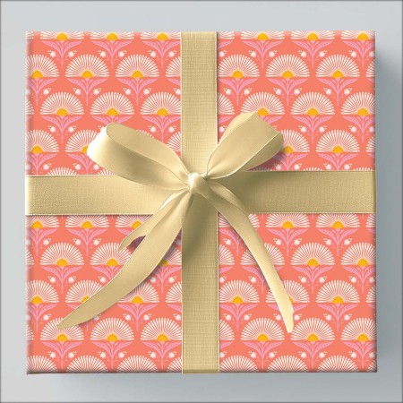 Foto ilustrativa Papel de Presente - Caixa Criativa Com 75 Rolos