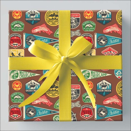 Foto ilustrativa Papel de Presente - Caixa Criativa Com 75 Rolos