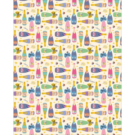 Foto ilustrativa Papel de Presente - Caixa Criativa Com 75 Rolos