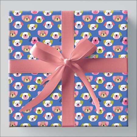 Foto ilustrativa Papel de Presente - Caixa Infantil Com 150 Rolos