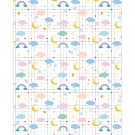 Foto ilustrativa Papel de Presente - Caixa Infantil Com 150 Rolos