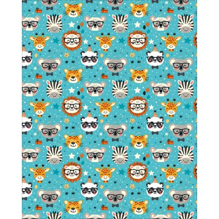 Foto ilustrativa Papel de Presente - Caixa Infantil Com 150 Rolos