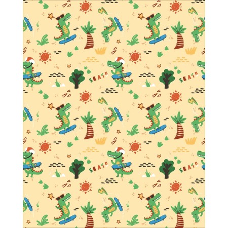 Foto ilustrativa Papel de Presente - Caixa Infantil Com 150 Rolos