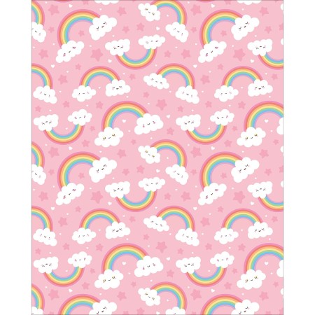 Foto ilustrativa Papel de Presente - Caixa Infantil Com 150 Rolos