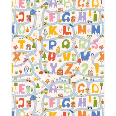 Foto ilustrativa Papel de Presente - Caixa Infantil Com 75 Rolos