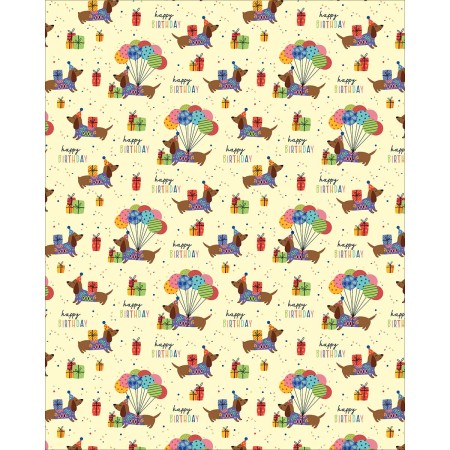 Foto ilustrativa Papel de Presente - Caixa Teen com 150 Rolos