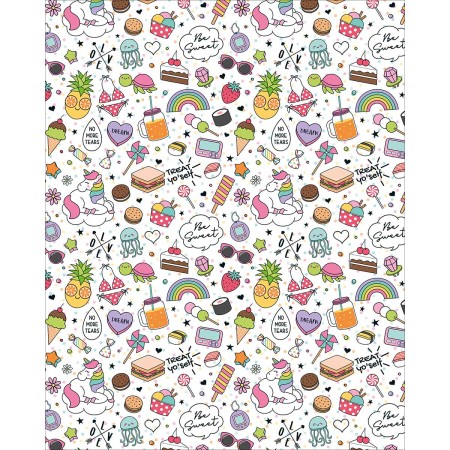 Foto ilustrativa Papel de Presente - Caixa Teen com 150 Rolos