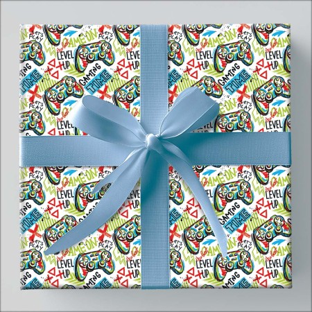 Foto ilustrativa Papel de Presente - Caixa Teen com 150 Rolos