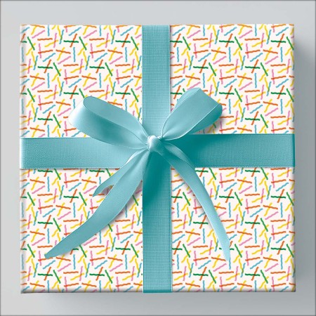Foto ilustrativa Papel de Presente - Caixa Teen com 150 Rolos
