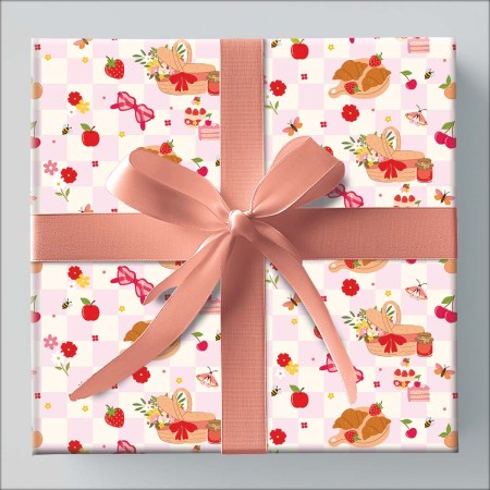Foto ilustrativa Papel de Presente - Caixa Teen com 150 Rolos