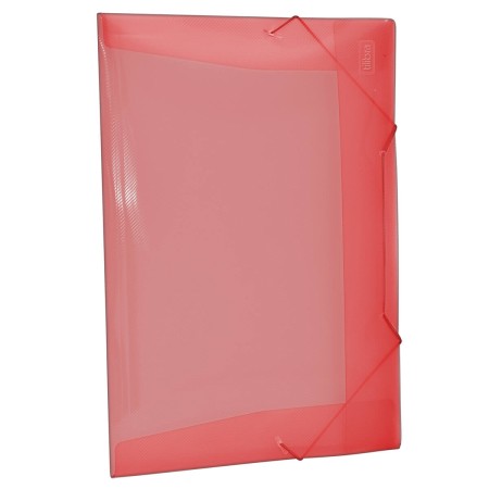 Foto ilustrativa Pasta Aba Elástico Polipropileno 0,35mm Ofício Vermelha