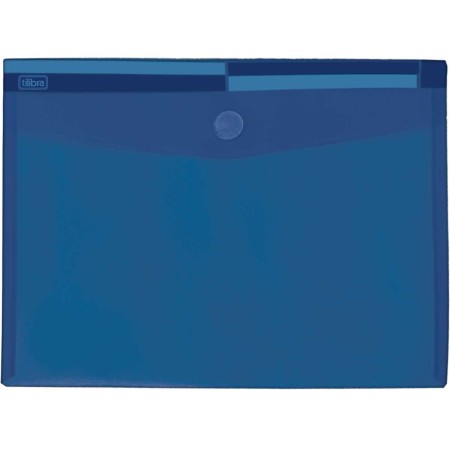 Foto ilustrativa Pasta Envelope com Velcro Polipropileno A4 316x240mm Color Azul