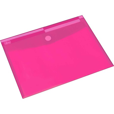 Foto ilustrativa Pasta Envelope com Velcro Polipropileno A4 316x240mm Color Rosa