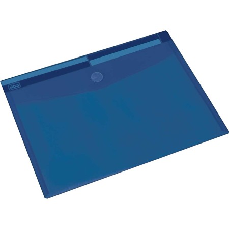 Foto ilustrativa Pasta Envelope com Velcro Polipropileno A4 316x7,5mm Color Azul