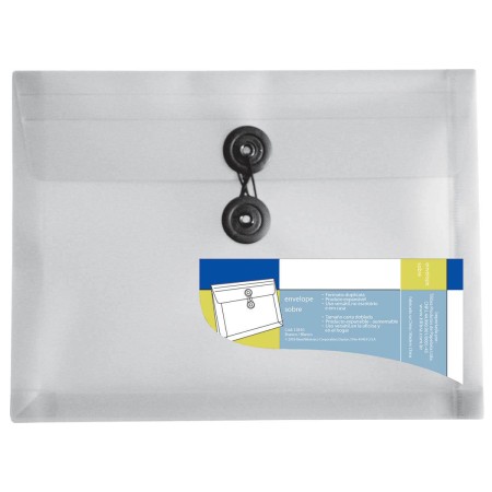 Foto ilustrativa Pasta Envelope Polipropileno 0,25mm Duplicata 225x170mm Organizer Cristal