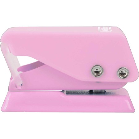 Foto ilustrativa Perfurador 1 Furo 10 Folhas P206 Rosa Claro