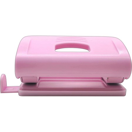 Foto ilustrativa Perfurador 2 Furos 10 Folhas P210 Rosa Claro