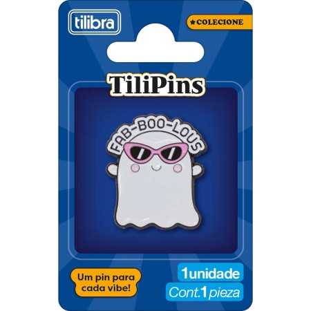 Foto ilustrativa Pin de Metal TiliPins Fab-boo-lous