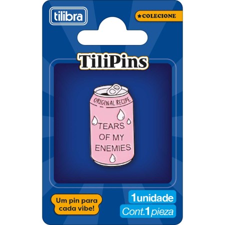 Foto ilustrativa Pin de Metal TiliPins Tears of My Enemies