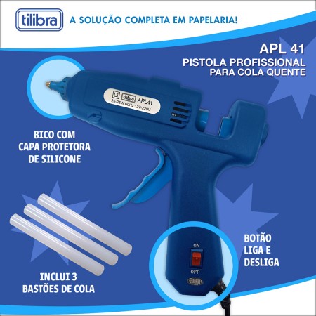 Foto ilustrativa Pistola Profissional para Cola Quente APL41