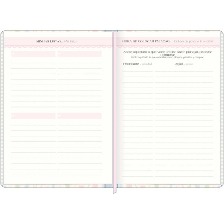 Foto ilustrativa Planner Costurado 10,5 x 14,8 cm Soho 2027