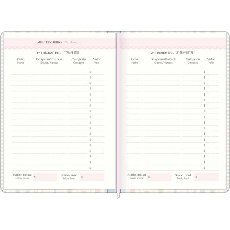 Foto ilustrativa Planner Costurado 10,5 x 14,8 cm Soho 2027