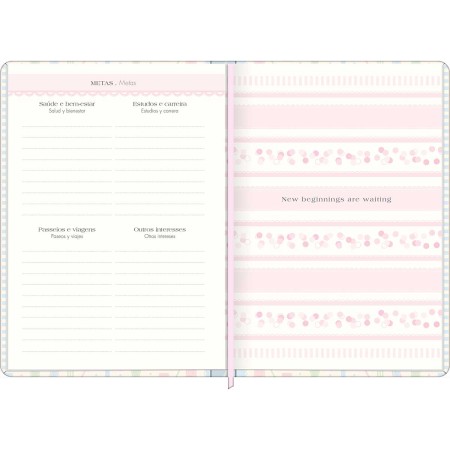 Foto ilustrativa Planner Costurado 10,5 x 14,8 cm Soho 2027