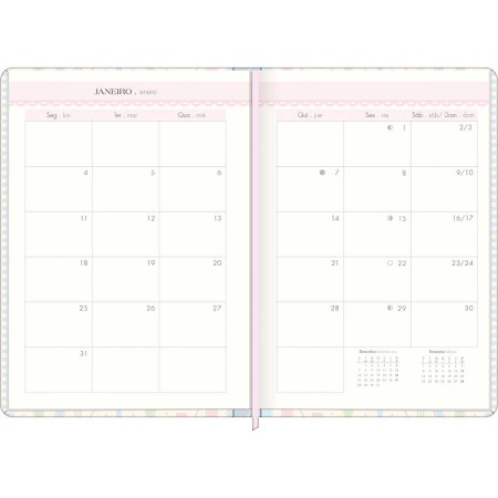 Foto ilustrativa Planner Costurado 10,5 x 14,8 cm Soho 2027