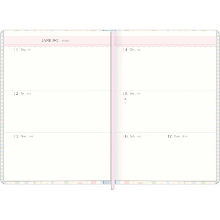 Foto ilustrativa Planner Costurado 10,5 x 14,8 cm Soho 2027