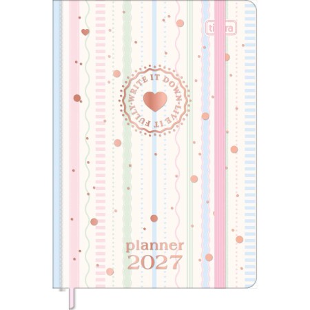 Foto ilustrativa Planner Costurado 10,5 x 14,8 cm Soho 2027