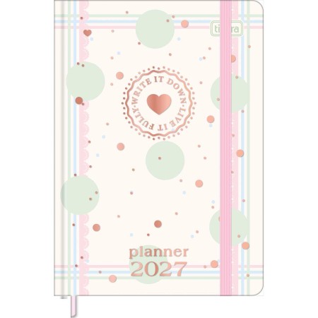 Foto ilustrativa Planner Costurado 10,5 x 14,8 cm Soho 2027