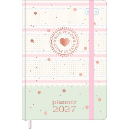 Foto ilustrativa Planner Costurado 10,5 x 14,8 cm Soho 2027