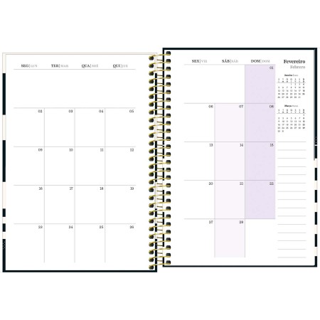 Foto ilustrativa Planner Espiral 12,9 x 18,7 cm West Village 2026
