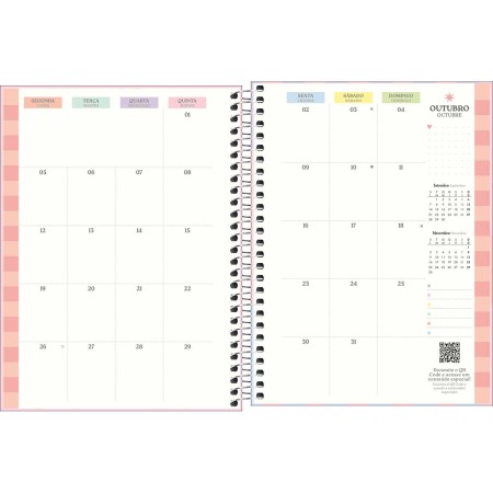 Foto ilustrativa Planner Espiral 17,7 x 24 cm Happy 90 G 2026