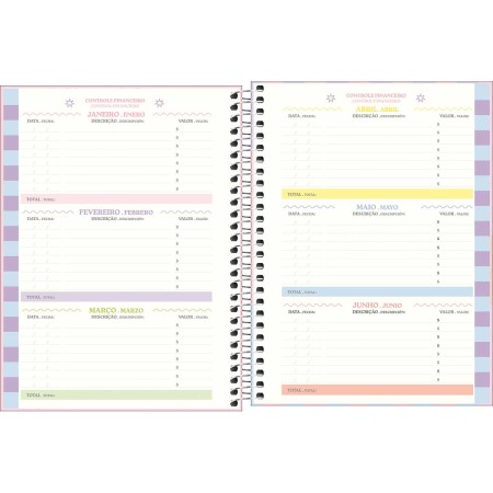 Foto ilustrativa Planner Espiral 17,7 x 24 cm Happy 90 G 2026