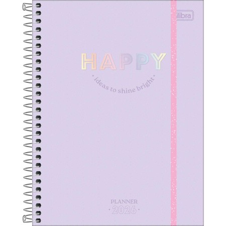Foto ilustrativa Planner Espiral 17,7 x 24 cm Happy 90 G 2026
