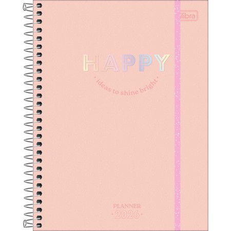 Foto ilustrativa Planner Espiral 17,7 x 24 cm Happy 90 G 2026