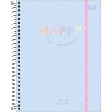 Foto ilustrativa Planner Espiral 17,7 x 24 cm Happy 90 G 2026