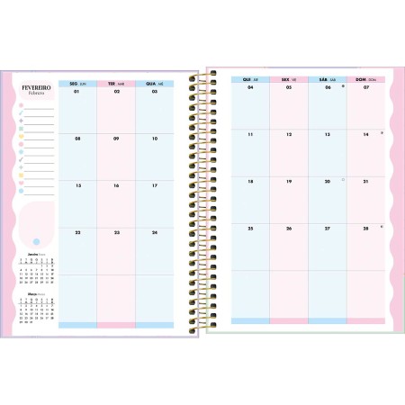 Foto ilustrativa Planner Espiral 17,7 x 24 cm Happy 90 G 2027
