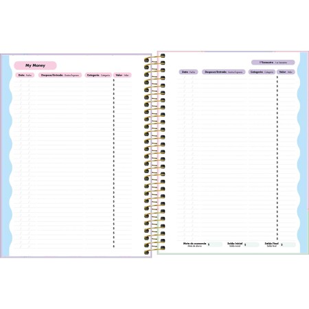Foto ilustrativa Planner Espiral 17,7 x 24 cm Happy 90 G 2027