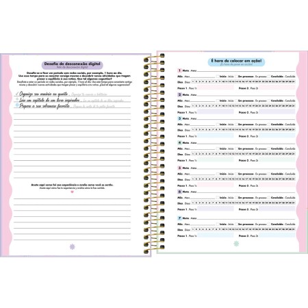 Foto ilustrativa Planner Espiral 17,7 x 24 cm Happy 90 G 2027