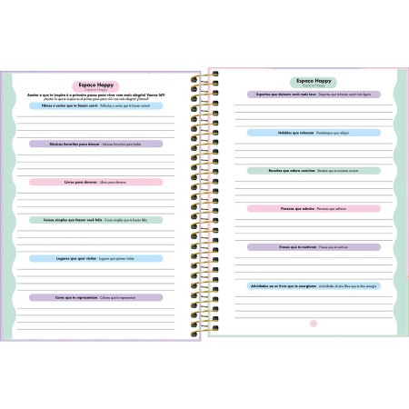 Foto ilustrativa Planner Espiral 17,7 x 24 cm Happy 90 G 2027