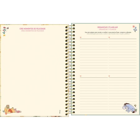 Foto ilustrativa Planner Espiral 17,7 x 24 cm Pooh 2026