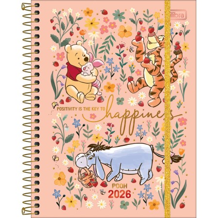 Foto ilustrativa Planner Espiral 17,7 x 24 cm Pooh 2026