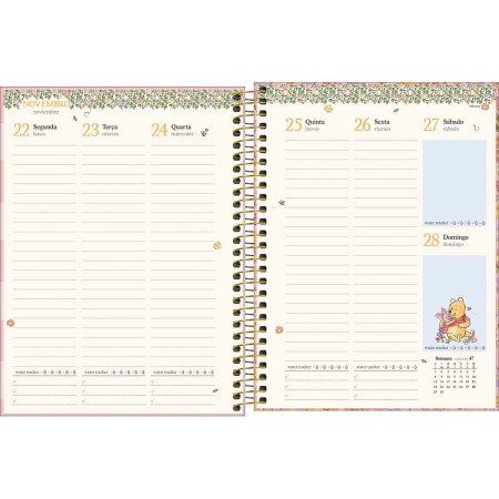 Foto ilustrativa Planner Espiral 17,7 x 24 cm Pooh 2027