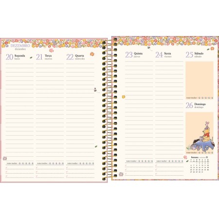 Foto ilustrativa Planner Espiral 17,7 x 24 cm Pooh 2027