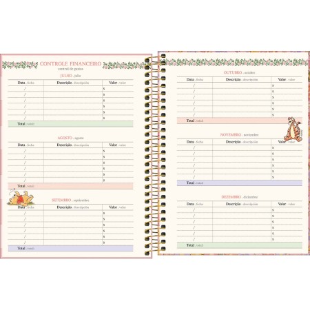Foto ilustrativa Planner Espiral 17,7 x 24 cm Pooh 2027