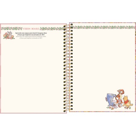 Foto ilustrativa Planner Espiral 17,7 x 24 cm Pooh 2027