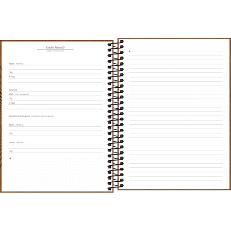 Foto ilustrativa Planner Espiral 17,7 x 24 cm Prátika 2026