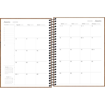 Foto ilustrativa Planner Espiral 17,7 x 24 cm Prátika 2026
